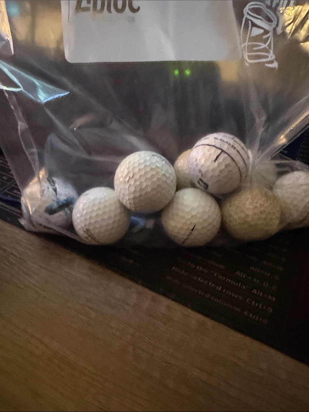 Assorted Brands  White Golf Ball bag of  (10)